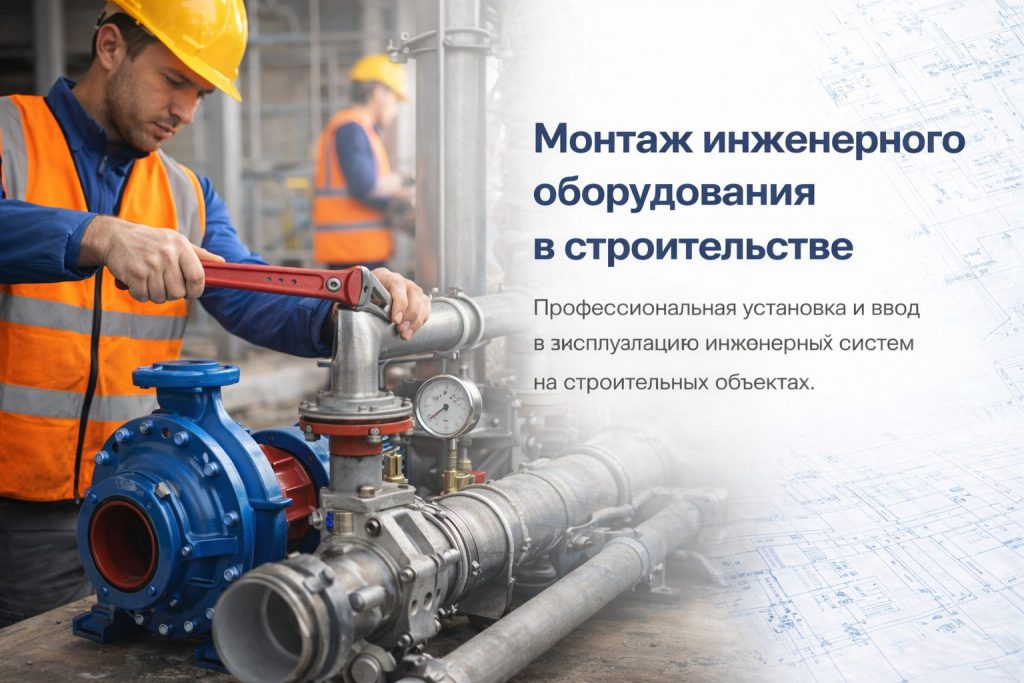 Installation of engineering equipment